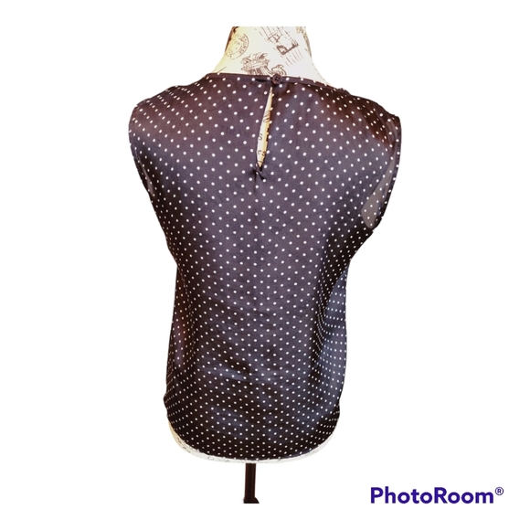 JONES NEW YORK Polka Dot Blouse - Picture 4 of 7